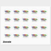 Duitse Herdershonden Ronde Sticker (Vel)