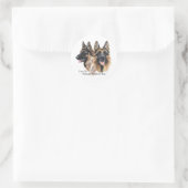 Duitse Herdershonden Ronde Sticker (Tas)