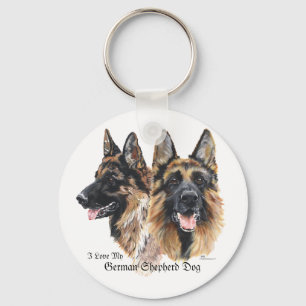 Duitse herdershonden sleutelhanger