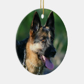 Duitse herdersierplant keramisch ornament (Rechts)