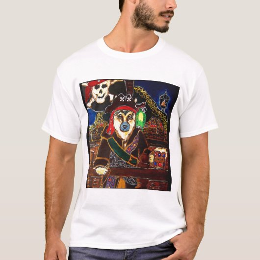 Duitse Herderspiraat T-shirt (Voorkant)
