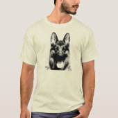 Duitse herdersregel in mijn huishouden t-shirt (Voorkant)