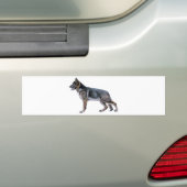 Duitse herdersticker bumpersticker (Op auto)