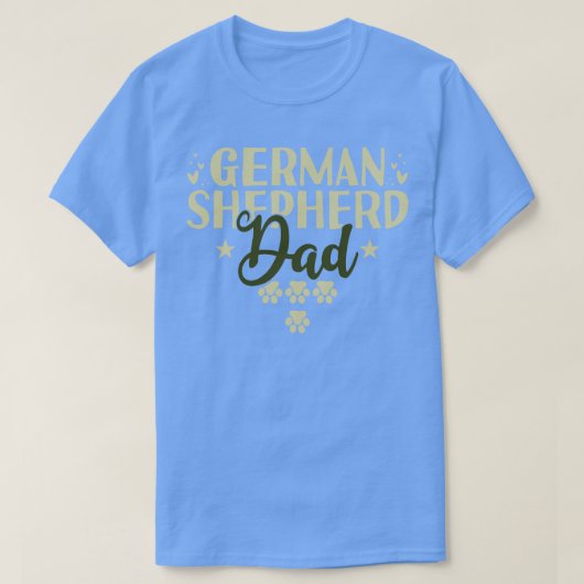 Duitse Herdersvader 1 T-shirt (Design voorkant)