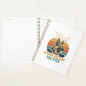 Duitse Herdersvader Vintage Sunset Shirt Ontwerp Planner (Display)