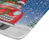 Duitse herderswagen met sneeuwkerst snijplank (Hoek)