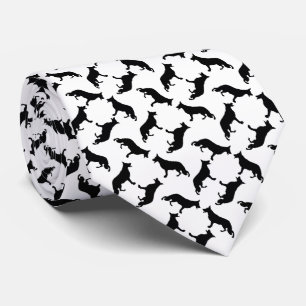 Duitse herderzwarte schapen stropdas