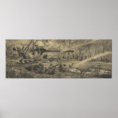 Duitse hit door artillerie poster (Voorkant)