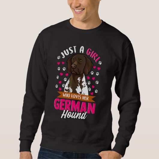 Duitse hond Dog Deutsche Bracke Mama Love Ger Trui (Voorkant)