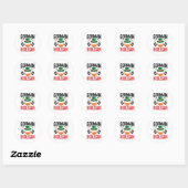 Duitse Hooligan Duitsland St Patricks Day Ronde Sticker (Vel)