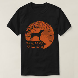 Duitse horthaired pointer en moon Halloween dog T-shirt