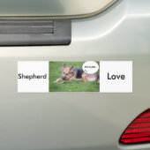 Duitse Humor Shepherd Bumpersticker (Op auto)