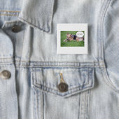 Duitse Humor Shepherd Vierkante Button 5,1 Cm (In situ)