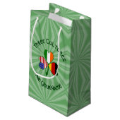 Duitse Ierse Amerikaanse Shamrock gepersonaliseerd Klein Cadeauzakje (Achterkant Gekanteld)