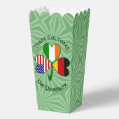 Duitse Ierse Amerikaanse Shamrock Personaliseer Po Bedankdoosjes (Achterkant)