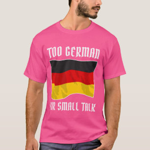 Duitse immigrant cliché ironie slogan leuk Duitsla T-shirt