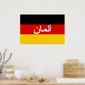 Duitse Isaf Forces, Duitse vlag Poster (Keuken)