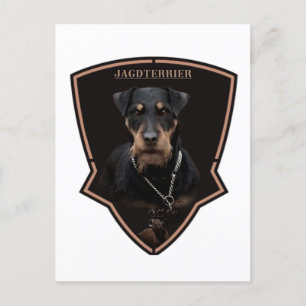 Duitse jaagterger (Jagdanger) — Bosbouw Briefkaart