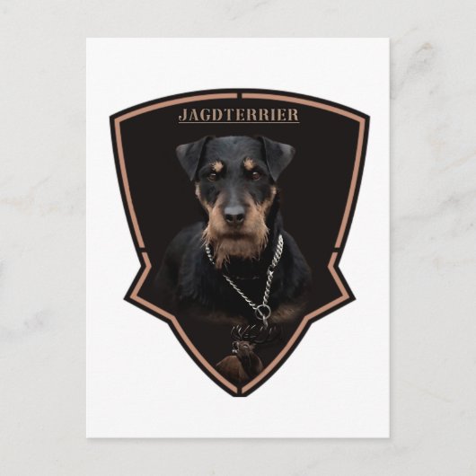 Duitse jaagterger (Jagdanger) — Bosbouw Briefkaart (Voorkant)