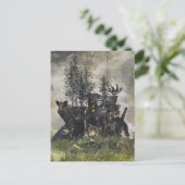 Duitse jaagterger (Jagddooder) Briefkaart (Staand voorkant)