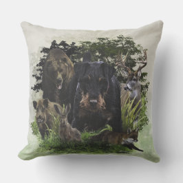 Duitse jaagterger (Jagddooder) Buitenkussen