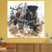 Duitse jaagterger (Jagddooder) Canvas Afdruk (Insitu (Woonkamer))