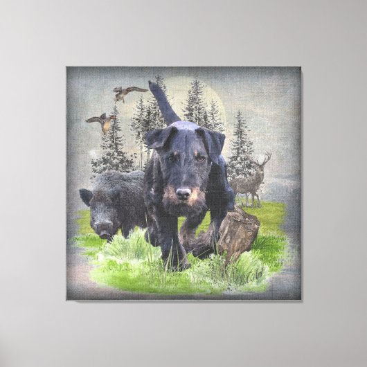 Duitse jaagterger (Jagddooder) Canvas Afdruk (Voorkant)