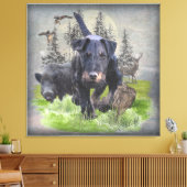 Duitse jaagterger (Jagddooder) Canvas Afdruk (Insitu (Woonkamer))