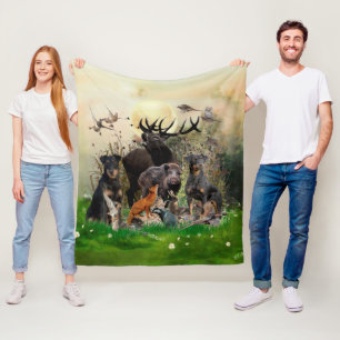 Duitse jaagterger (Jagddooder) Fleece Deken