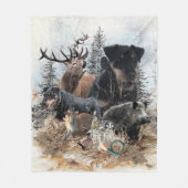 Duitse jaagterger (Jagddooder) Fleece Deken (Voorkant)