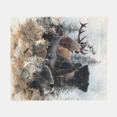 Duitse jaagterger (Jagddooder) Fleece Deken (Voorkant (Horizontaal))