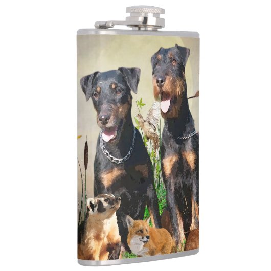 Duitse jaagterger (Jagddooder) Heupfles (Rechts)