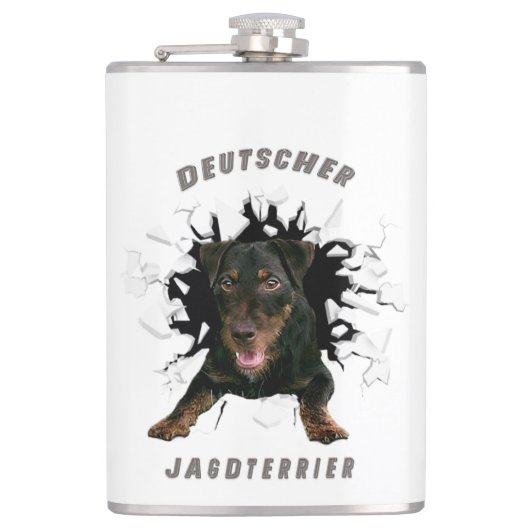 Duitse jaagterger (Jagddooder) Heupfles (Voorkant)