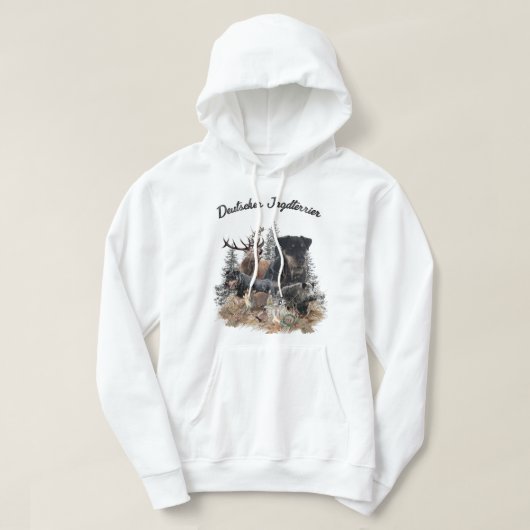 Duitse jaagterger (Jagddooder) Hoodie (Design voorkant)