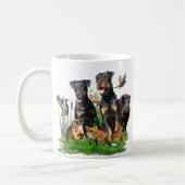 Duitse jaagterger (Jagddooder) Koffiemok (Links)