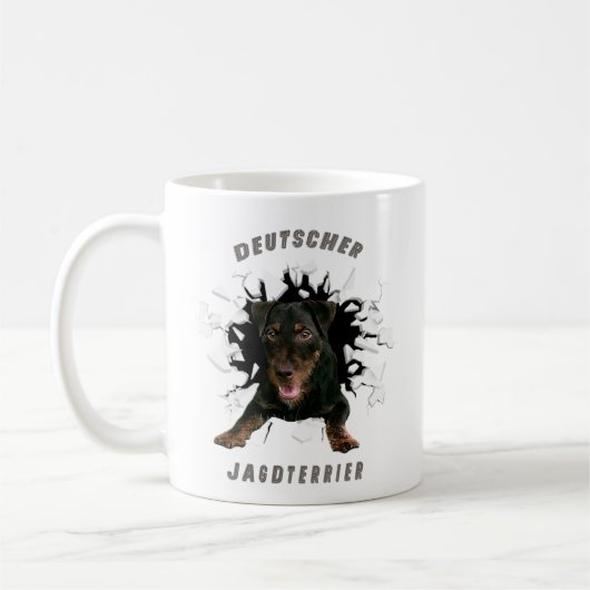 Duitse jaagterger (Jagddooder) Koffiemok (Links)