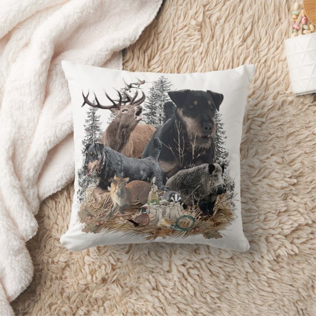 Duitse jaagterger (Jagddooder) Kussen (Deken)