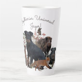 Duitse jaagterger (Jagddooder) Latte Mok (Voorkant)