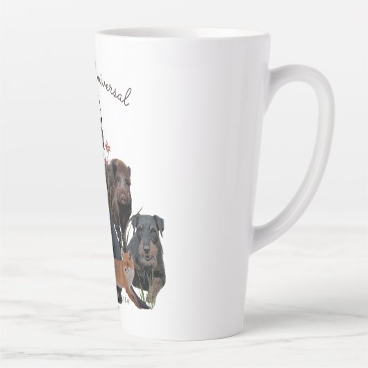 Duitse jaagterger (Jagddooder) Latte Mok (Rechts)