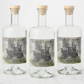 Duitse jaagterger (Jagddooder) Likeurfles Etiket (Flessen)