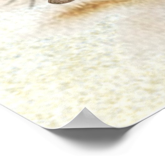 Duitse jaagterger (Jagddooder) Poster (Hoek)