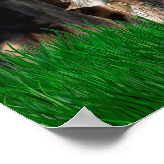 Duitse jaagterger (Jagddooder) Poster (Hoek)