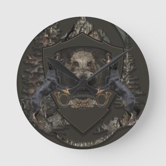 Duitse jaagterger (Jagddooder)  Ronde Klok (Voorkant)