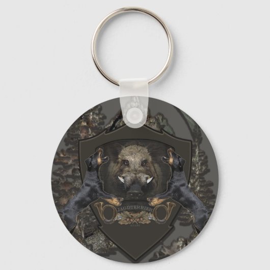 Duitse jaagterger (Jagddooder) Sleutelhanger (Voorkant)