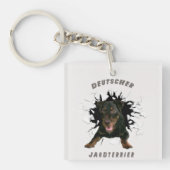 Duitse jaagterger (Jagddooder) Sleutelhanger (voorkant)