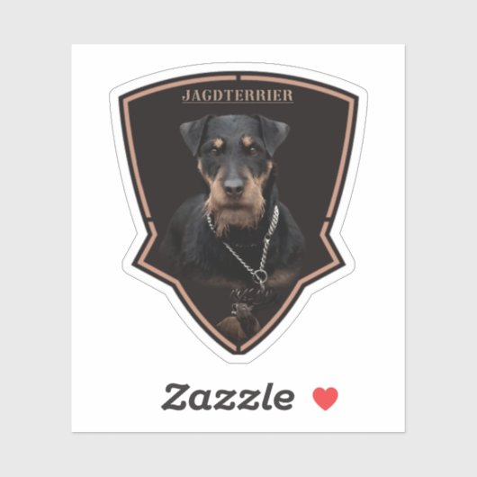 Duitse jaagterger (Jagddooder) Sticker (Vel)