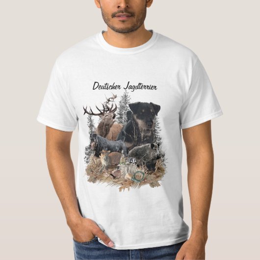 Duitse jaagterger (Jagddooder) T-Shirt (Voorkant)