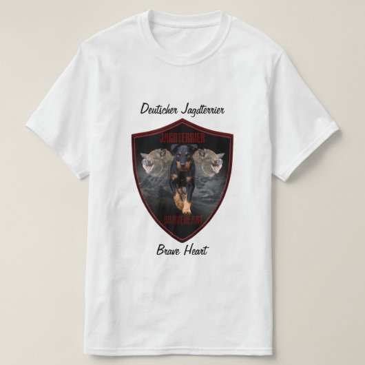 Duitse jaagterger (Jagddooder) T-Shirt (Design voorkant)