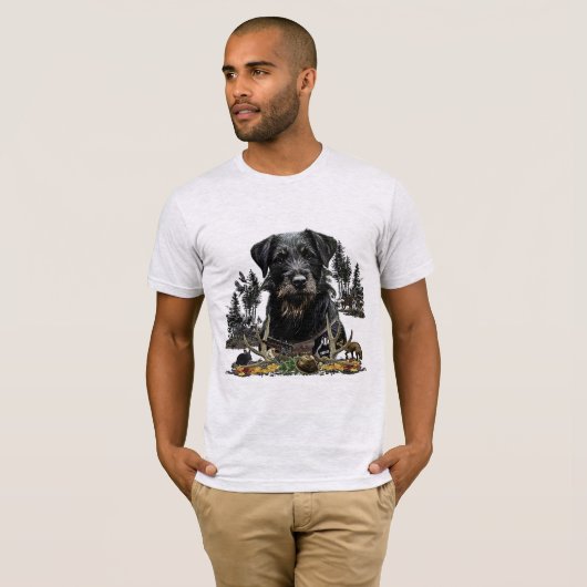 Duitse jaagterger (Jagddooder) T-Shirt (Voorkant volledig)