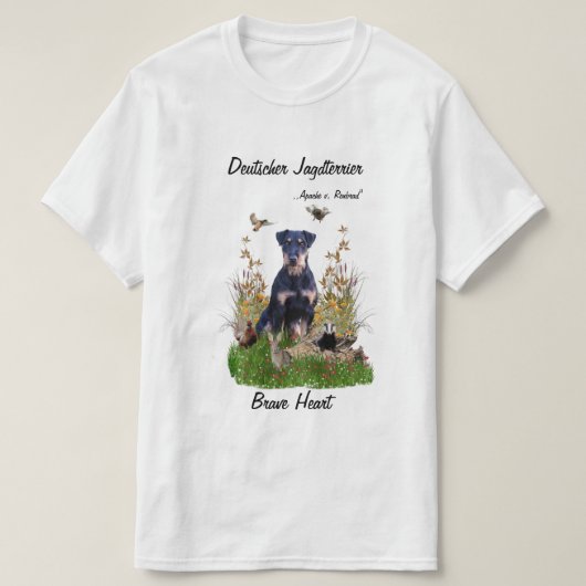 Duitse jaagterger (Jagddooder) T-Shirt (Design voorkant)